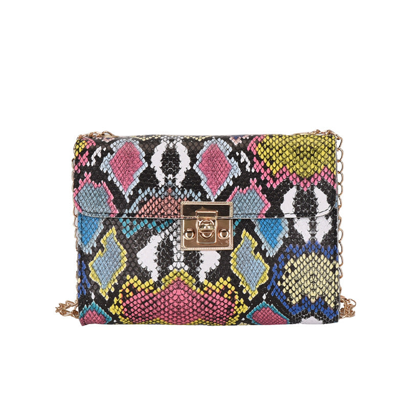 Wholesale PU Colorful Shoulder Messenger Bag